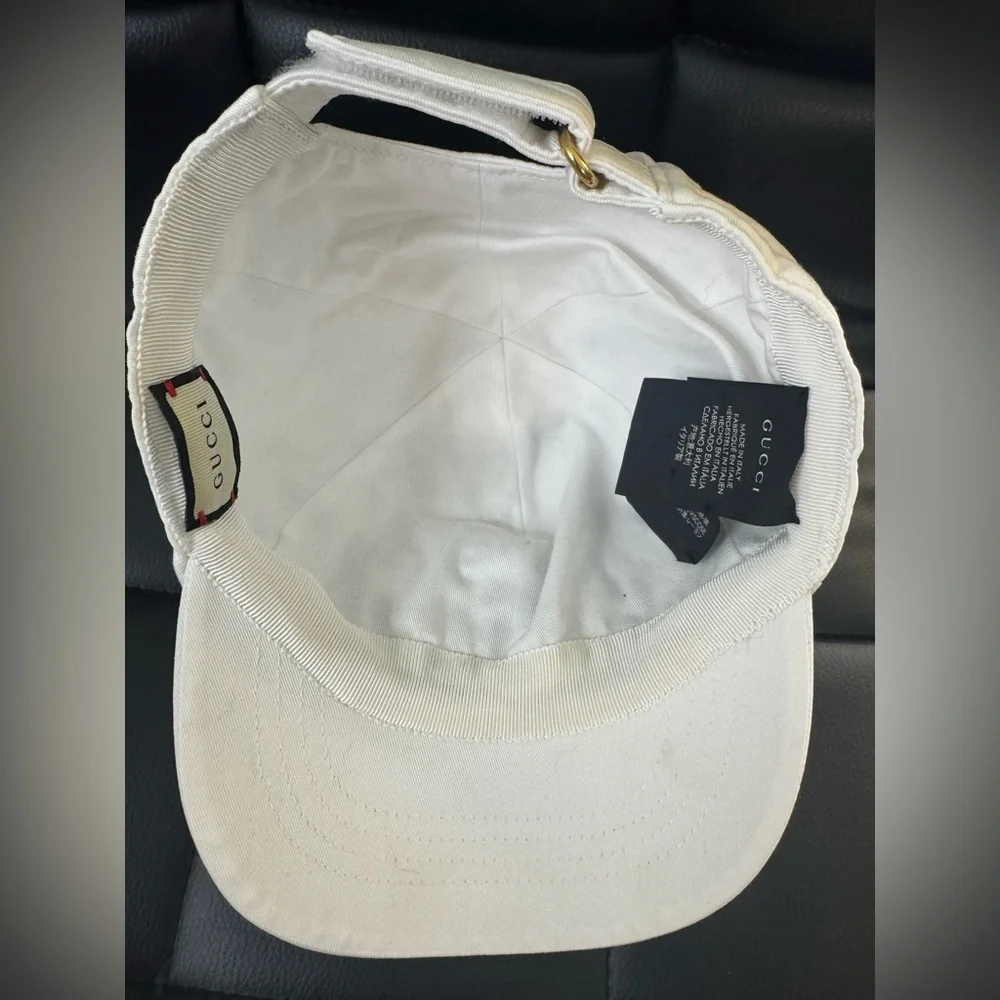 Gucci Campaign Hat Cap - White - Picture 6 of 8